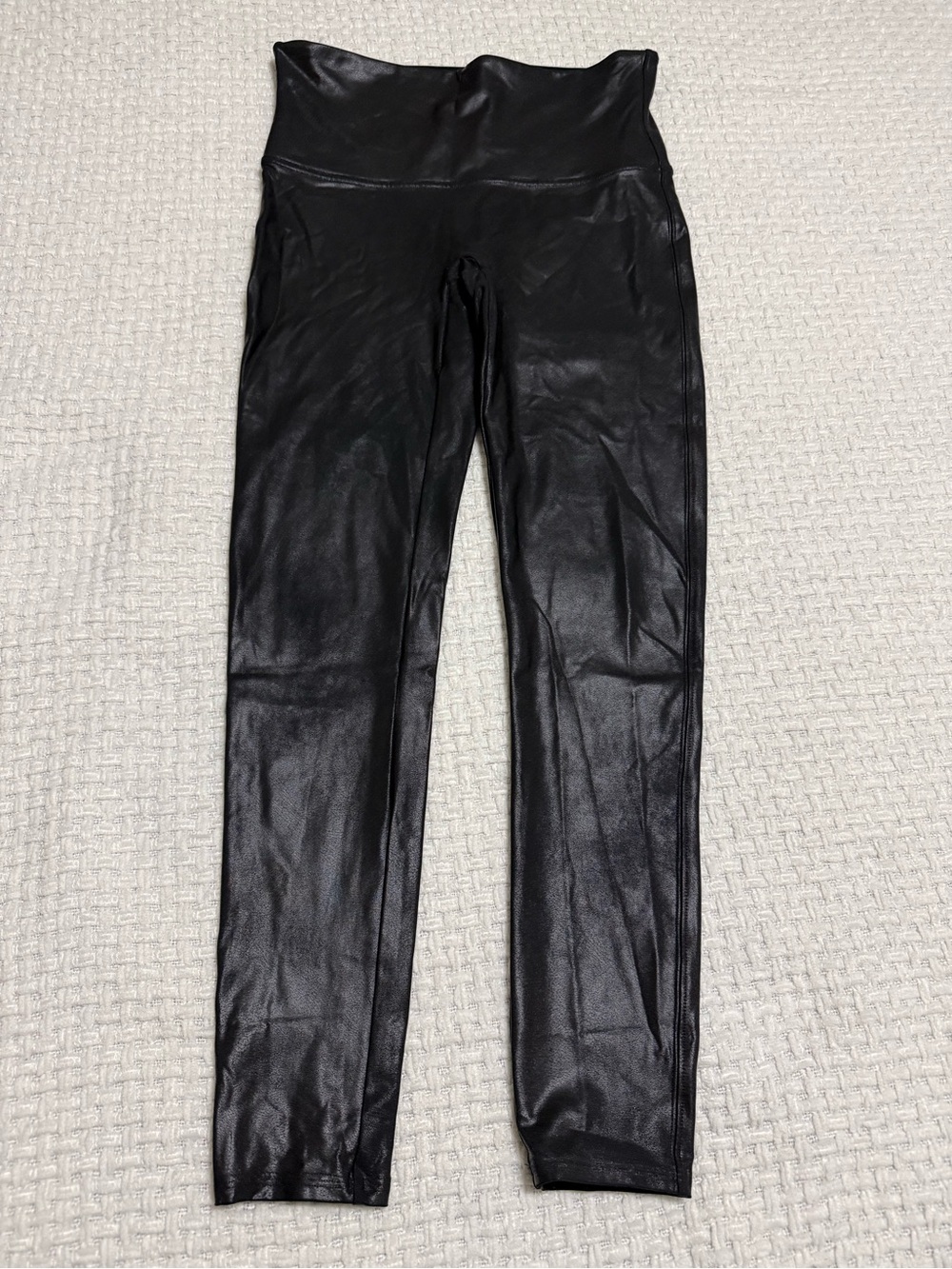 Spanx black faux leather leggings Size XL.    Great condition.